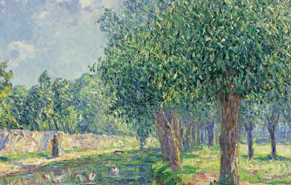 Деревья, картина, Пейзаж, Francis Picabia, Франсис Пикабиа