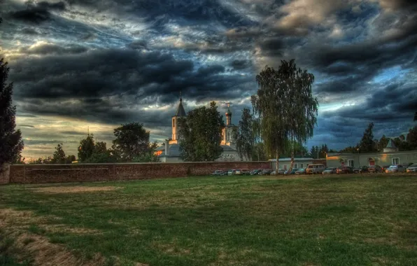 Закат, монастырь, Солотча