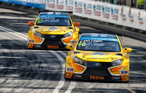 Lada, лада, WTCC, 2015, Vesta, веста