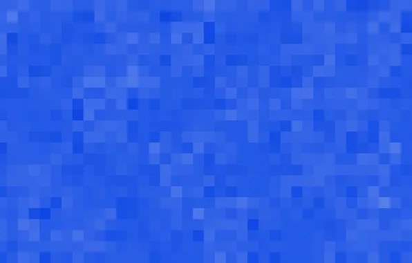 Синий, фон, обои, пиксели, квадрат