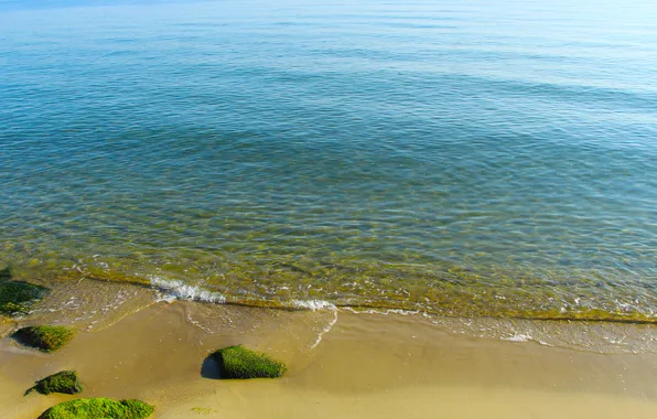 Beach, sea, water, sand, wave