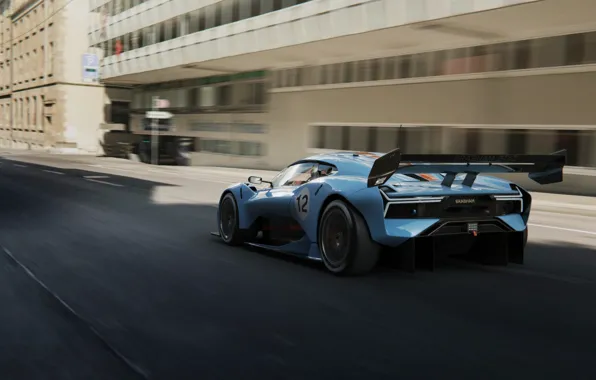Улица, суперкар, гоночный автомобиль, Sebas Gomez, Brabham BT62