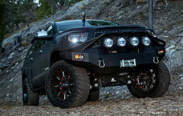 Горы, Toyota, Tundra, Offroad, DEVOLRO