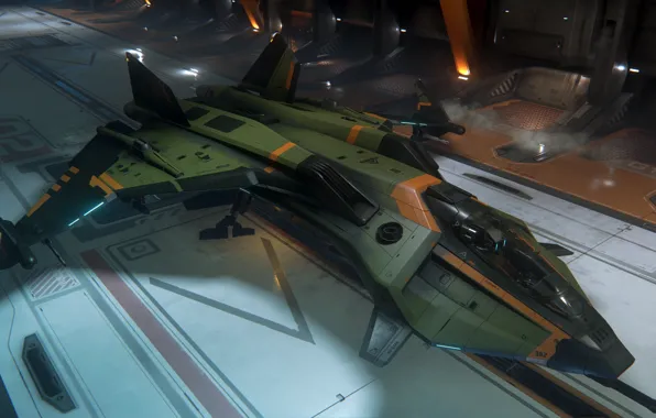 Фон, звездолет, Star Citizen, Gladius