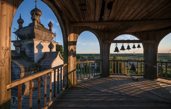 Картинка церковь, храм, Олег Зверев, Турчасовская колокольня