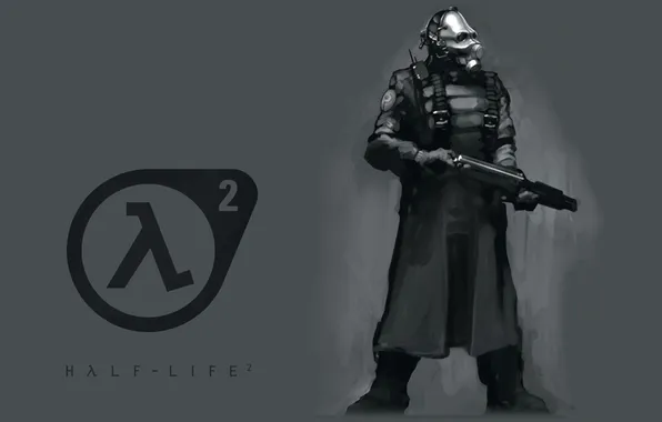 Картинка оружие, солдат, combine, half-life 2