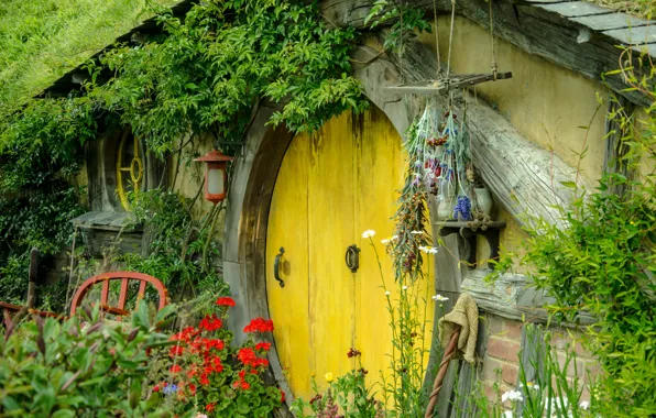 Картинка Цветы, Растения, Nature, Flowers, Хоббит, Hobbit, Двор