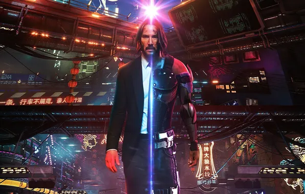 Cyberpunk, john, wick