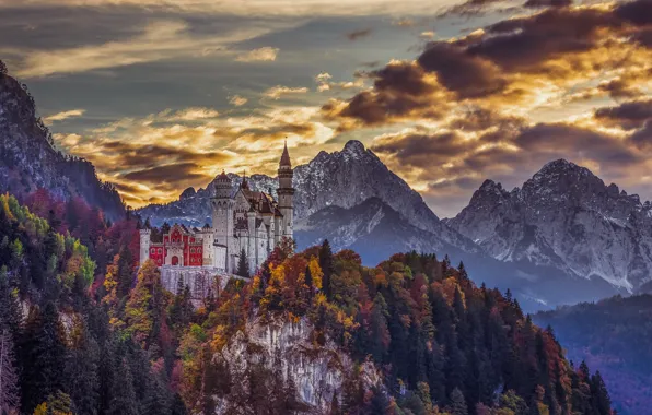 Neuschwanstein, Germany, Castle