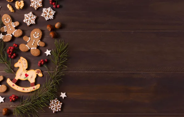 Картинка печенье, Рождество, Новый год, christmas, new year, cookies, decoration, пряники
