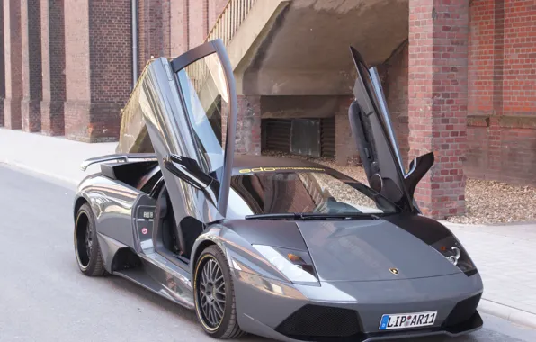 2008, Lamborghini, Murcielago, Grey, Edo Competition
