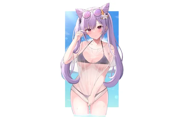 Kawaii, girl, sexy, anime, pretty, babe, cute, bikini