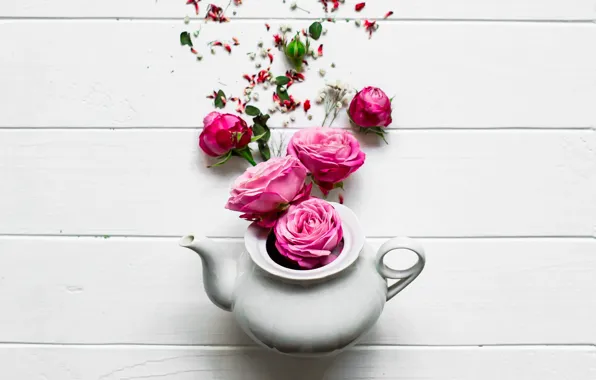 Картинка цветы, розы, розовые, pink, flowers, beautiful, spring, roses