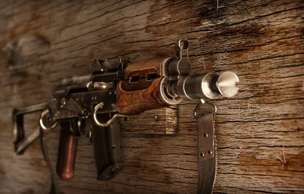 Картинка оружие, Калашникова, Автомат, AKS74U, АКС-74У