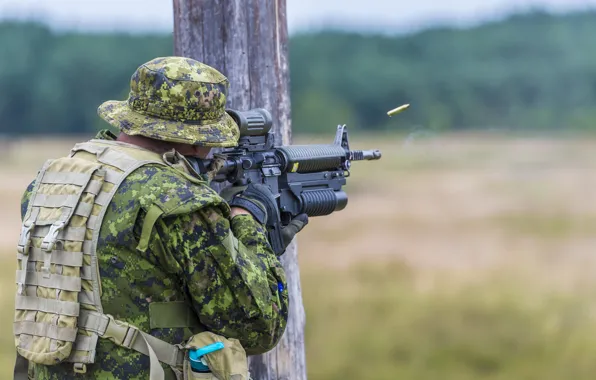 Картинка оружие, солдат, Canadian Army