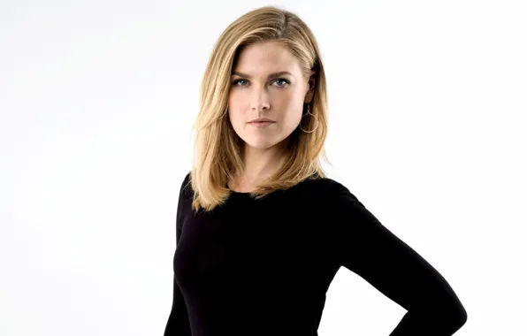 Взгляд, поза, фон, модель, актриса, блондинка, Эли Лартер, Ali Larter