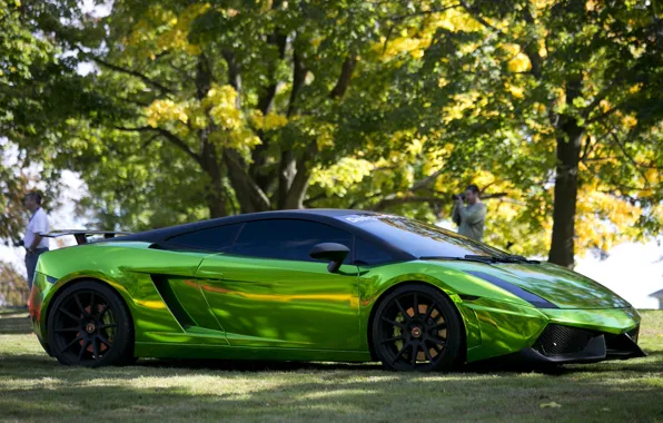 Green, gallardo, lamborghini, design, ламборгини, prior
