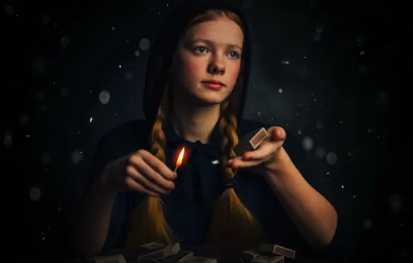 Девушка, спички, Daria, Little Match Girl