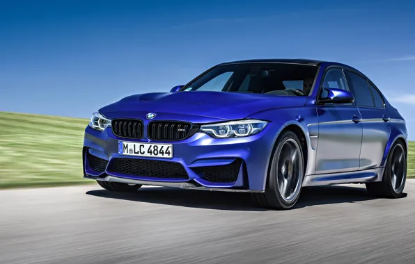 Скорость, BMW, седан, 2018, F80, BMW M3 CS