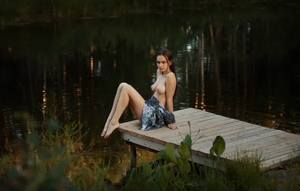 Грудь, животик, фигура, брюнетка, girl, ножки, Model, длинные волосы