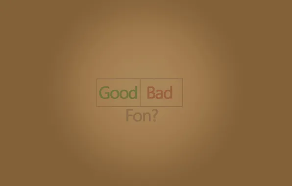 Goodfon, Good, fon, bad