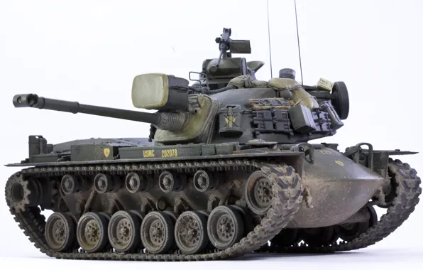 Игрушка, дуло, средний танк, моделька, М48А3, Паттон III