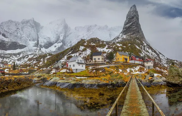 Lofoten Islands, Reine, Northern Norway.