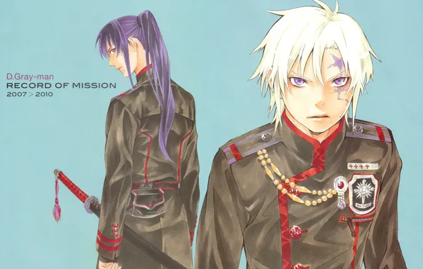 Фон, форма, парни, D. Gray-man