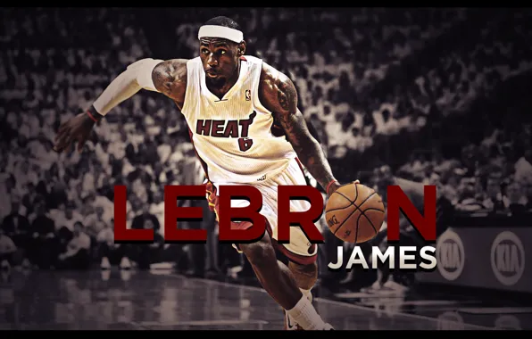 Баскетбол, NBA, Basketball, Lebron James, Miami Heat, King