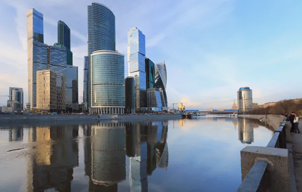 Buildings, Здания, Москва, Moscow city, Россия, Moscow, Russia, Река