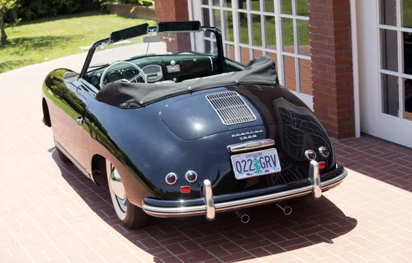 Картинка Porsche, 1954, 356, rear view, Porsche 356 1500 Continental Cabriolet