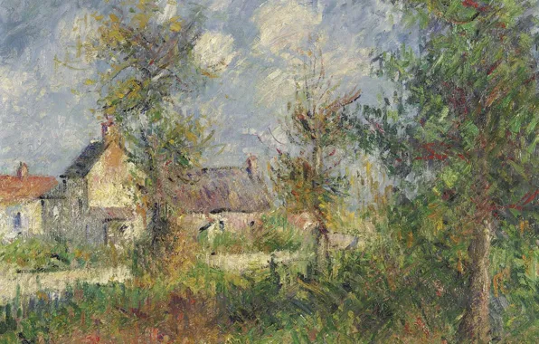 Картина, Гюстав Луазо, Gustave Loiseau, Пейзаж в Нормандии