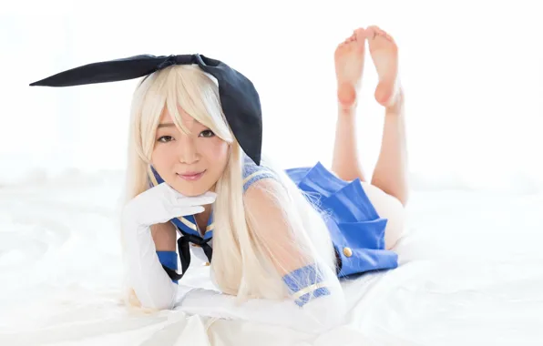 Стиль, японка, cosplay, kantai collection, shimakaze, Eri Hirasawa