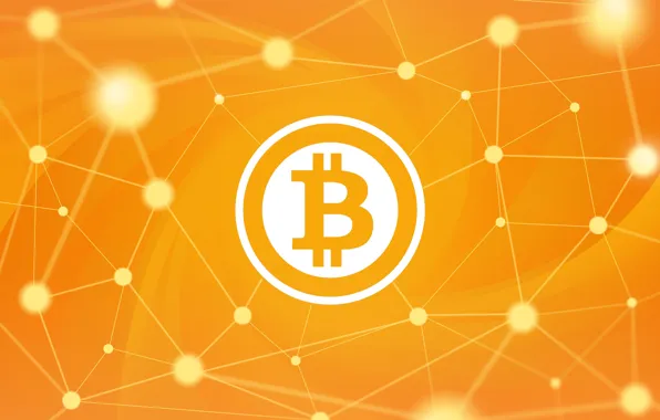 Картинка фон, orange, fon, bitcoin, биткоин, btc