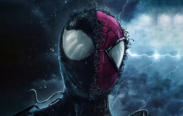 Clouds, Rain, Marvel, Venom, Thunder, Spider Man, Movie