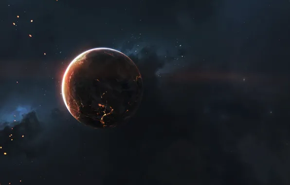 Звезды, Планета, Космос, Туманность, Stars, Space, Planet, Hearth