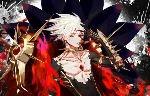 Взгляд, парень, Fate - Apocrypha, Red Lancer, Судьба Апокриф