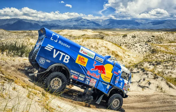 Песок, Горы, Спорт, Грузовик, Гонка, Мастер, Россия, Kamaz