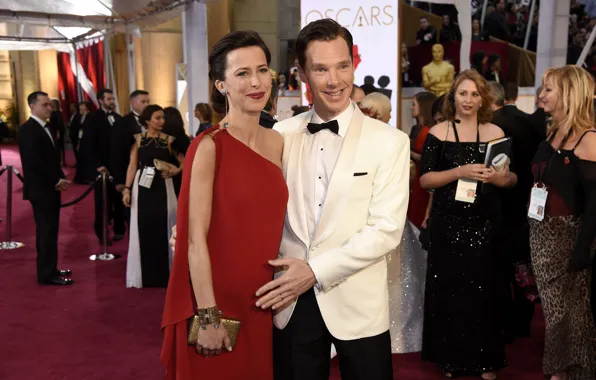 Счастье, семья, улыбки, Бенедикт Камбербэтч, Benedict Cumberbatch, беременность, супруги, Софи Хантер