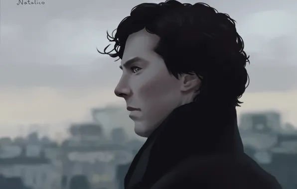 Benedict Cumberbatch, Sherlock, Sherlock Holmes, by natalico