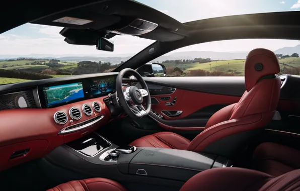 Mercedes-Benz, салон, AMG, Coupe, 2018, 4MATIC, S63