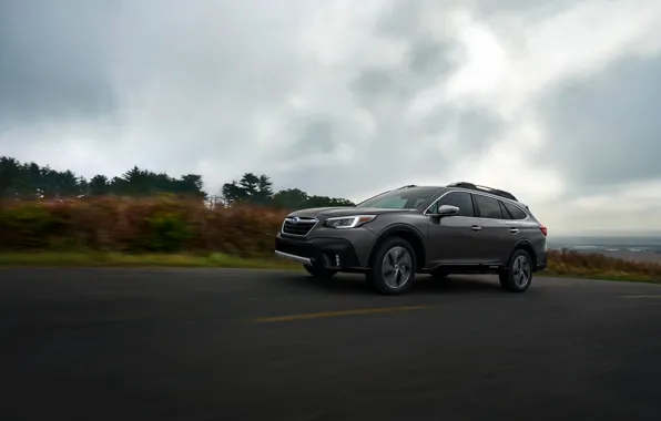 Картинка скорость, Subaru, универсал, Outback, AWD, 2020