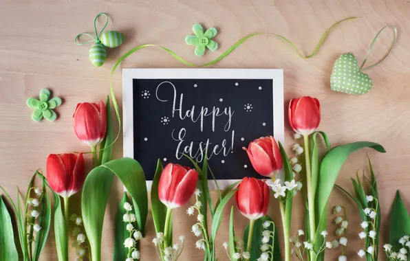 Цветы, праздник, Пасха, Easter, Eggs, Anya Ivanova