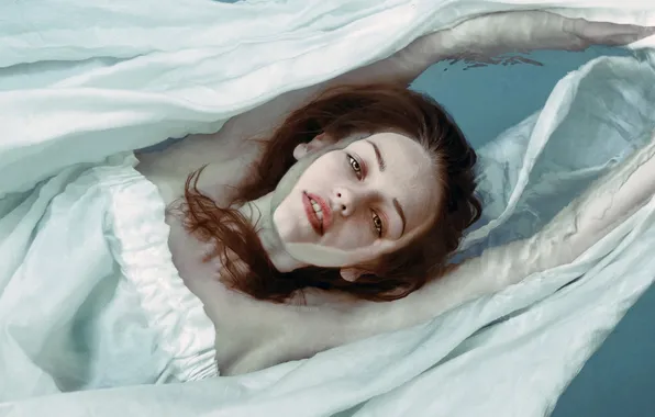 Взгляд, вода, девушка