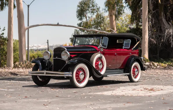 Старина, ретро, Chrysler, 1930, Phaeton, Series 77