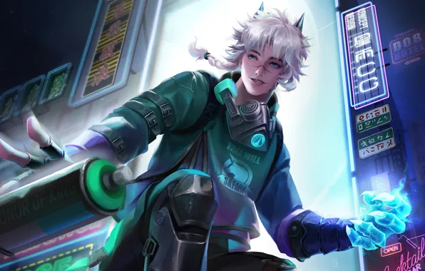 Game, Cyberpunk, Moba, Honor of Kings, HOK, Zhuge Liang