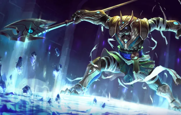 Фэнтези, League of Legends, Riot Games, Nasus, Christian Fell
