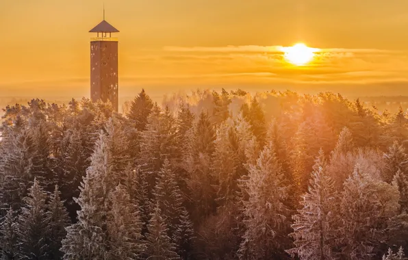 Lietuva, rytas, Birštono apžvalgos bokštas