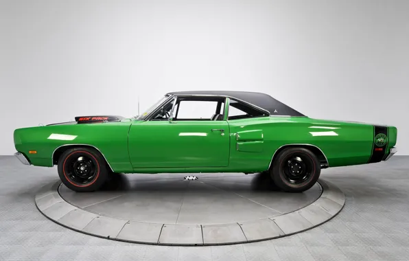 Green, Dodge, бок, Coronet