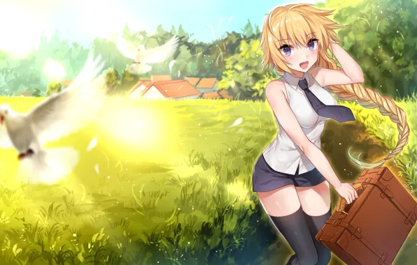 Девушка, fate, ruler, shirako miso